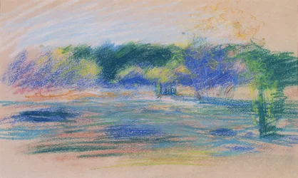 Landscape with view of forest